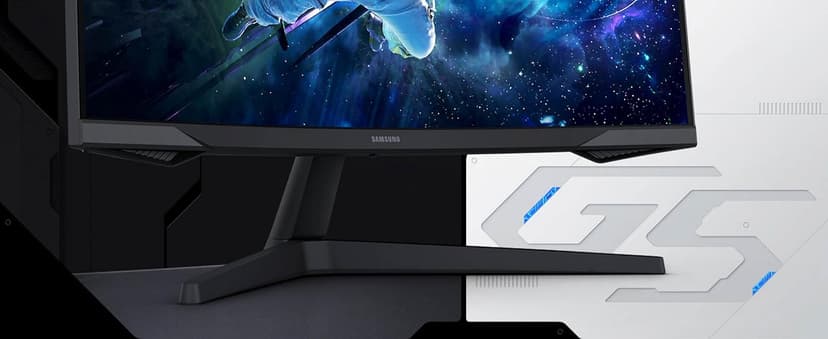 SAMSUNG 32" Odyssey G55C Series QHD 1000R Curved Gaming Monitor, 1ms(MPRT), HDR10, 165Hz, AMD Radeon FreeSync, Eye Care, Glare Free, Sharp Resolution LS32CG550ENXZA