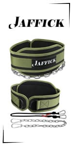 Jaffick Weight Lifting Belt For Ladies Leather Gym Belts Lower Waist Back Support For Women Men Fitness Squat Deadlift Heavy Duty Cross Training Gym Powerlifting Workout