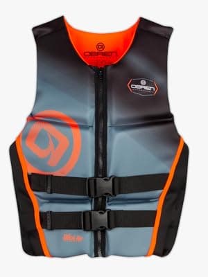 O'Brien Men's Flex V-Back Life Jacket - US Coast Guard Approved Level 70 Buoyancy - Water Sports Activity Including Boating, Paddle, Skiing, Surfing & Swimming