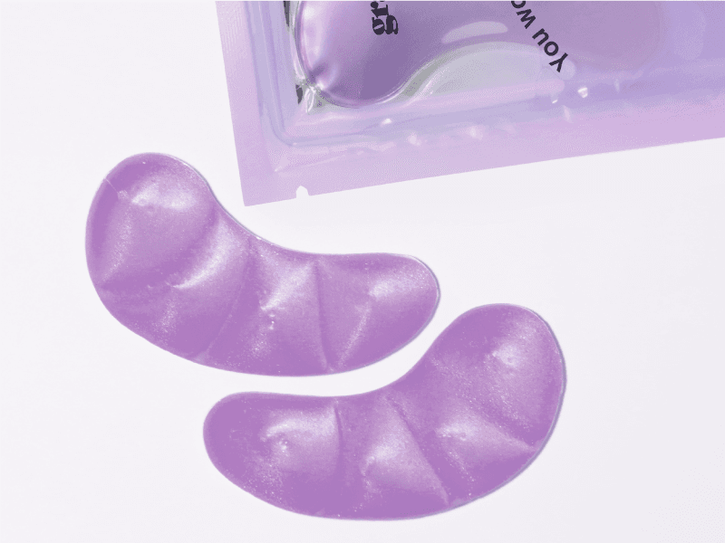 grace & stella Retinol Under Eye Patches for Puffy Eyes & Dark Circles - Restoring Gel Under Eye Masks with Hyaluronic Acid - Christmas Gifts for Teens, Birthday Gifts for Women (Purple, 24 Pairs)