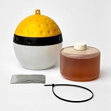 Spectracide Wasp, Hornet & Yellowjacket Trap, Hanging Wasp & Hornet Trap with a Quick-Drown Formula That Submerges & Kills Insects, 1 Count