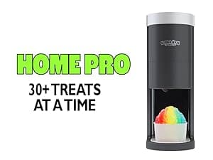 Hawaiian Shaved Ice S700 Kid-Friendly Snow Cone Machine Kit with 3-16oz. Syrup Flavors: Cherry, Grape, and Blue Raspberry, Plus 25 Snow Cone Cups, 25 Spoon Straws, and 3 Black Bottle Pourers