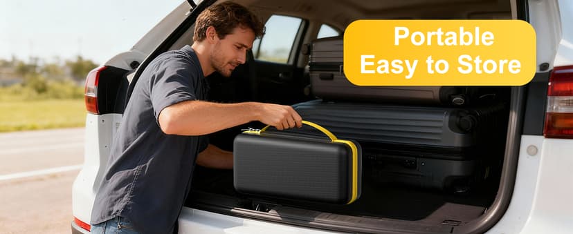 ProCase Hard Case for Fanttik Slim V8 Apex/ V8 Mate/ V10 Apex/ V10 Mate Cordless Car Vacuum, Portable Travel Carrying Storage Organizer with Mesh Pocket for Mini Handheld Vac Cleaner Accessory -Black