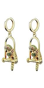 Earrings for Women Spiral threader earrings hand bent dangle earrings for women,suitable for gift giving, perfect for your birthday party, Christmas, gift giving.