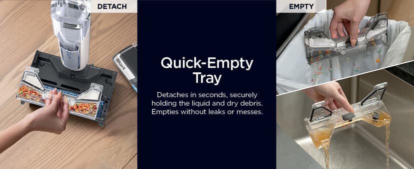 Shark HydroDuo with Dirt-Reveal Technology, Cordless, Everyday Hard Floor Cleaning System, Wet & Dry Debris Pickup, Mops & Scrubs All at Once, Hardwood, Tile, Laminate & Stone, Stone Metallic, WW201