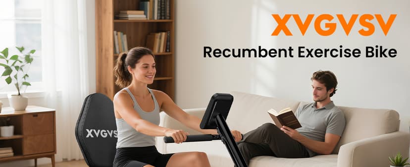 Recumbent Exercise Bike for Home Use, Quiet Recumbent Stationary Bikes for Adults & Seniors, 16-Level Resistance, Adjustable Seat, Supports 400LB, Pulse Sensors & LCD Display