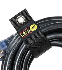 Garage Storage Extension Cord Organizer Cable Straps and Yard Cord Storage for Hose Organizer, Tools, RV Accessories Heavy-Duty Wrap-It Storage Straps - Assorted 6-Pack B06Y5Q4VZD