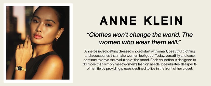 Anne Klein Women's Premium Crystal Accented Bangle Watch and Bracelet Set