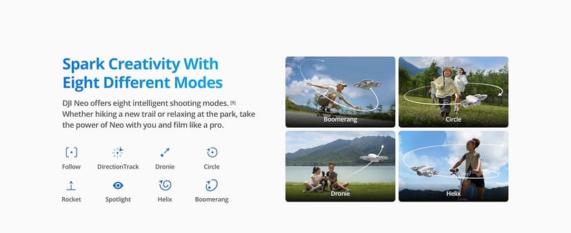 DJI Neo Three-Battery Combo, Mini Drone 4K UHD Camera for Adults, 135g Self Flying Drone That Follows You, Palm Takeoff, Subject Tracking, QuickShots, Stabilized Video (Controller-Free)