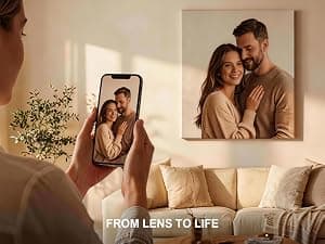 Personalized Custom Canvas Prints: Photo On Canvas (Framed 11X14) Transform Your Photos into Stunning Framed Wall Art Digitally Printed Photo To Canvas Ideal for Home Decor Gifts Keepsakes B07QZ43DR6