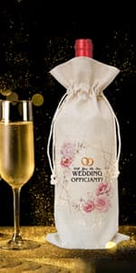 Wine Bag Wedding Gift for Mr and Mrs - Engagement Gift J14