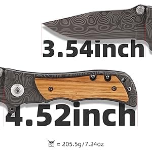 ZENNLAB Best Man Groomsman Gifts from Groom, Wedding Gift for Groomsman, Groomsman Proposal Gifts, Best Man Proposal Gifts, Groomsman Pocket Knife Gift for Men, brown