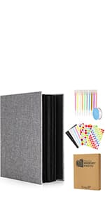 Koogel Explosion Gift Box, Handmade Exploding Photo Album Preassembled Surprise Picture Pop Up Love Box with Creative DIY Scrapbooking Accessories for Anniversary Birthday Wedding