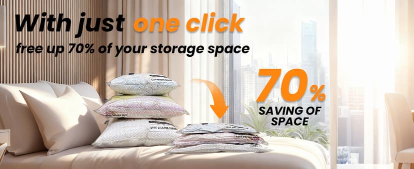 8+2 Pack Travel Vacuum Bags with Pump - Vacuum Seal Bags for Clothing Travel, Transparent & Heavy-Duty TPU Compression Bags for Luggage, Suitcase | Reusable Space Saver Storage Kit, Gray