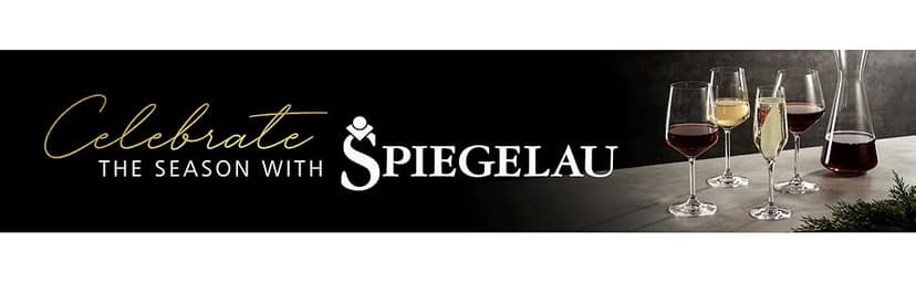 Spiegelau Style Crystal White Wine Glasses Gift Set, Elegant Stemmed Wine Glasses, Stylish Glassware for Dinner Party, Home Bar, Wedding Gifts, Birthday Gifts, Hosting Essentials, 15.5 oz, Set of 4