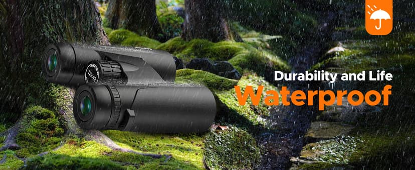 Adorrgon 12x42 HD Binoculars for Adults High Powered with Phone Adapter, Tripod and Tripod Adapter - Large View Binoculars with Clear Low Light Vision - Binocular for Bird Watching Cruise Travel