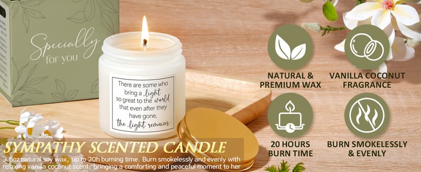 Sympathy Gift Baskets Sympathy Gifts for Loss of Loved One Mother Father Husband Mom Dad, Memorial Condolences Grief Bereavement Gift Ideas for Loss, Miscarriage Gifts for Mothers Women Care Package