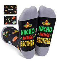 HAPPYPOP Novelty Family Gifts - Gifts For Son Uncle Brother Grandson Nephew, Funny Men Socks