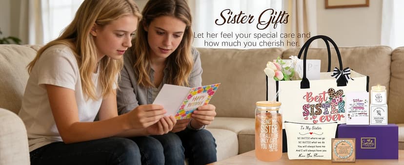 Gifts for Women Basket Set of 6, Christmas Mothers Day Birthday Gifts for Mom Grandma Sister Daughter