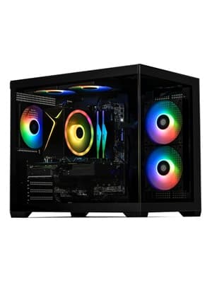 STORMCRAFT Sirius AI Gaming Desktop - Intel i5 14400F up to 4.7GHz, RTX 5060 GDDR7, 32GB DDR5 RGB 6000MHz, 1TB NVMe Gen4 SSD, Intel B760 Motherboard, 650W Gold PSU, Win 11 Home VR Ready