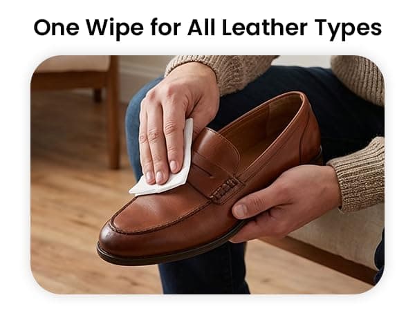 EVEO Leather Cleaner Wipes 4-in-1 Leather Cleaner and Conditioner for Furniture, Car Interior, Couch, Shoes & Purses – UV Protection, XL Moistened Cleaning Wipes Restore & Protect – 3 Pack (90 Total)