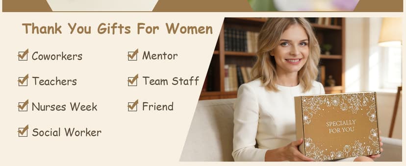 Bosses Day Gifts for Women, Teacher Appreciation Gift Bulk For Coworkers Nurse Social Worker Boss Female LUICONMO Thank You Gifts for Women, Employee Appreciation Gifts B0GJ5543J3