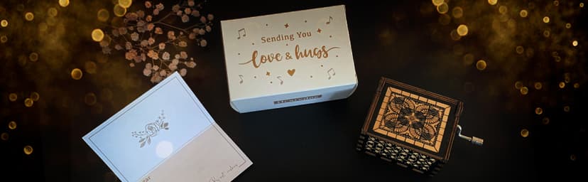 True Friendship Gifts for Women Female You are My Sunshine Wooden Music Box-True Friends are Hard to Find,I am so Grateful in Mine I Have You Keepsake Box for Friends(Black)