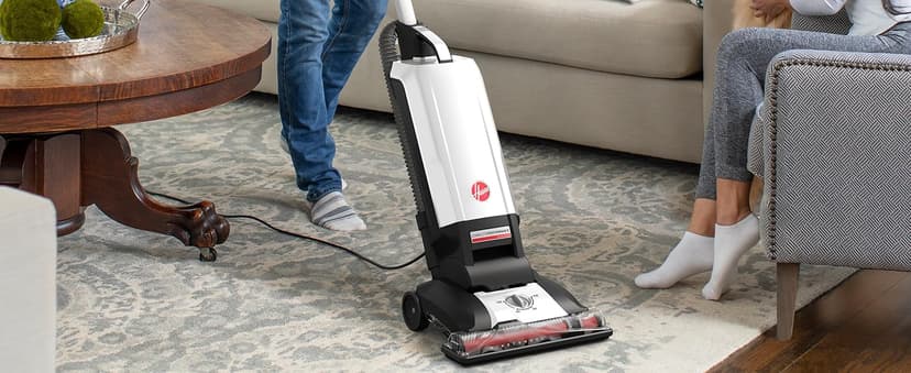 Hoover Complete Performance Corded Vacuum Cleaner, Bagged Vacuum Cleaner, Traps 99% of Dust Matter, Wide Cleaning Path, Includes Pet Upholstery Tool, Powerful Vacuum Cleaners for Home Use