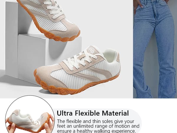 Barezoey Barefoot Shoes Women Casual Sneakers,Wide Toe Box Shoes Women Zero Drop Barefoot Shoe Men,Minimalist Trail Running Shoe,Non-Slip Lightweight Breathable Comfortable Fashion Walking Hiking Shoes Unisex