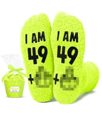 HAPPYPOP 50th Birthday Gifts Ideas - Socks for Turning 50 Year Old Friends Him Her Women Man