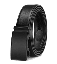 Zitahli Ratchet Belt for Men - 2 Packs Leather Mens belt For Gift Men Dress and Casual,Trim to Fit