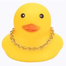 wonuu Car Dashboard Decor Graduation Hat Rubber Duck, Car Ducks Ornaments with Mini Hat Necklace Sunglasses Scarf (Black) B0CSYPZJK4