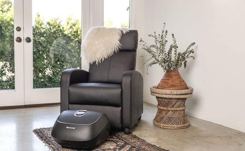 FDW Recliner Chair Push Back Sofa Home Theater Seating with Lumbar Support and Leather Padded Seat Backrest for Living Room