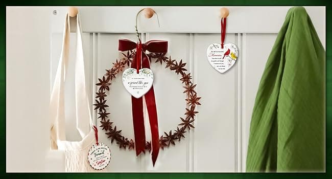 Neighbor Christmas Ornament 2025 - Thoughtful for Neighbors, Meaningful Keepsake Tree Decoration, Thank You Xmas Ornament, Unique Neighbor Gift Idea for Home Décor