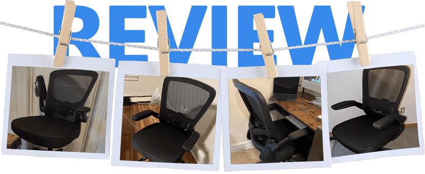 KLASIKA Desk Chairs with Wheels, Ergonomic Mesh Office Chair Adjustable Height and Swivel Lumbar Support Home Office Chair with Flip Up Armrests (8PK)