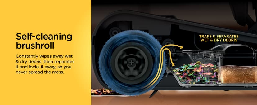 Shark HydroDuo with Dirt-Reveal Technology, Cordless, Everyday Hard Floor Cleaning System, Wet & Dry Debris Pickup, Mops & Scrubs All at Once, Hardwood, Tile, Laminate & Stone, Stone Metallic, WW201