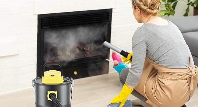 SIPPON Ash Vacuum Cleaner, Pellet Stove Vacuum Cleaner with Blower Function, 800W Powerful Suction 2.6 Gallon All-in-One Ash Vacuum for Fireplaces, Pellet Stoves