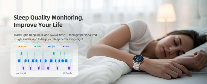 Parsonver Parsonver Swimming Smart Watch, 5ATM Waterproof for Pool & Open Water, Built-in GPS & Compass, AMOLED Fitness Tracker with 100+ Sports Modes, Heart Rate & Sleep Monitor, AI Swim Analysis, French Grey