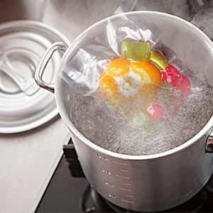 Vacuum Sealer Bags,Heavy Duty Pre-Cut Design Commercial Grade 4x6 Inch Food Sealable Bag for Heat Seal Food Storage, Seal Bag Boilsafe to 280°F Freezable, Resizable,Reuseable (100Pcs)