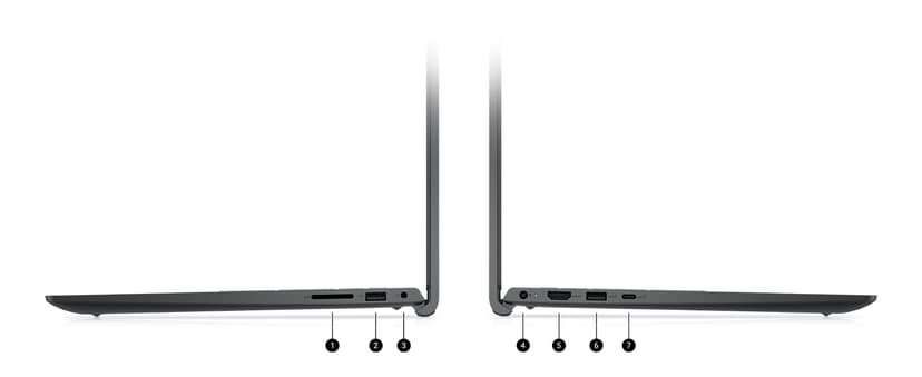 Dell 15 Laptop DC15250-15.6-inch FHD 120Hz Display, Intel Core 3 Processor 100U Processor, 8GB DDR4 RAM, 512GB SSD, Intel UHD Graphics, Windows 11 Home, Onsite Service - Carbon Black