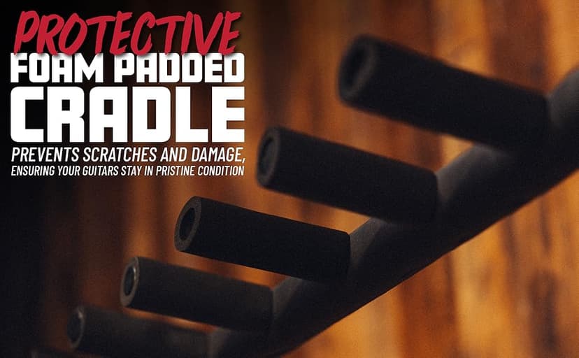 Rok-It Gator Multi Guitar Stand Rack with Folding Design, Holds up to 10 Electric or Acoustic Guitars (RI-GTR-RACK10)