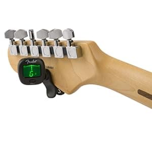 Fender FT-1 Professional Guitar Tuner Clip On, with 1-Year Warranty, Full-Range Chromatic Guitar Tuner with Dual-Rotating Hinges, A4 Calibration