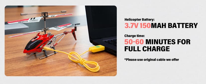 Cheerwing S107/S107G Phantom 3CH 3.5 Channel Mini RC Helicopter with Gyro Crimson