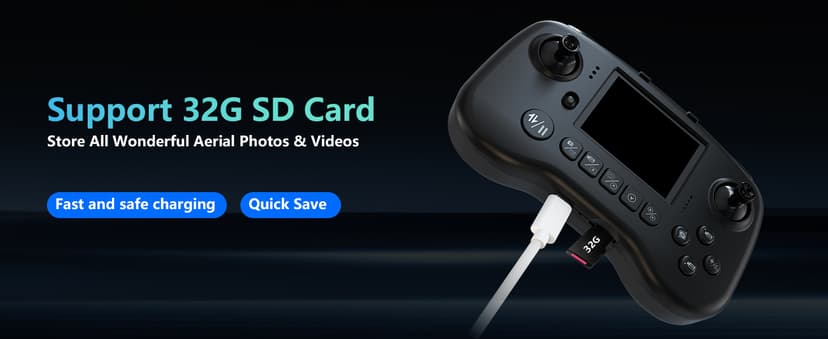 TTROARDS Drone with 4k Camera for Adults, Drone with LCD Screen 2.8 Inch, 32G SD Card, Professional Brushless Motor 270° Obstacle Avoidance, Foldable Remote Control Mini Quadcopter for Beginners
