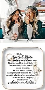 PUDDING CABIN Friend Gifts for Women —No Matter Where We Go, No Matter What We Do, You Will Always Have Me, and I Will Always Have You! —Gifts for Friends Going Away Friendship Ceramic Ring Dish