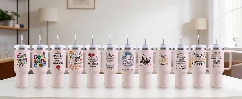 Mother in Law Tumbler with Handle 40oz Mothers Day Gift - Best Funny Mother in Law Mug Gifts for Birthday Mother's Day, Wedding, Valentine's, Christmas B0DS9TZLBC