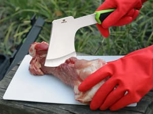 Mossy Oak Hunting Field Dressing Kit - 10 Piece Portable Butcher Game Processing Set with Storage Case, for Deer Hunting, Fishing, Camping, Survival