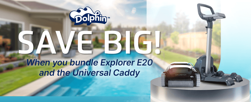 Dolphin (2026 Model) Explorer E20 Automatic Robotic Pool Vacuum Cleaner, Wall Climbing, Active Scrubber Brush