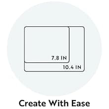 Wacom Intuos Medium Bluetooth Graphics Drawing Tablet, Portable for Teachers, Students and Creators, 4 Customizable ExpressKeys, Compatible with Chromebook Mac OS Android and Windows - Black