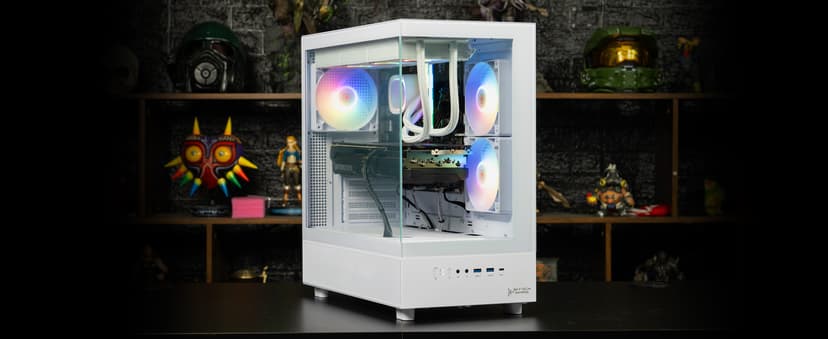 Skytech Azure Gaming PC Desktop, Ryzen 7 9700X 3.8 GHz (5.5GHz Turbo Boost), NVIDIA RTX 4060 8GB GDDR6, 2TB SSD, 32GB DDR5 RAM 6000 RGB, 650W Gold PSU, 360mm ARGB AIO, Wi-Fi, Win 11 Home